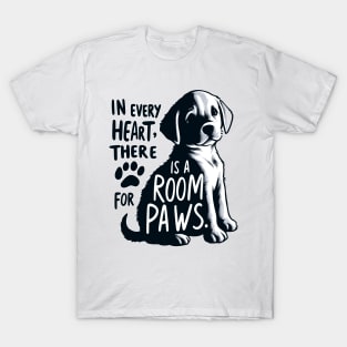 Puppy Heartprint - National Pet Day T-Shirt